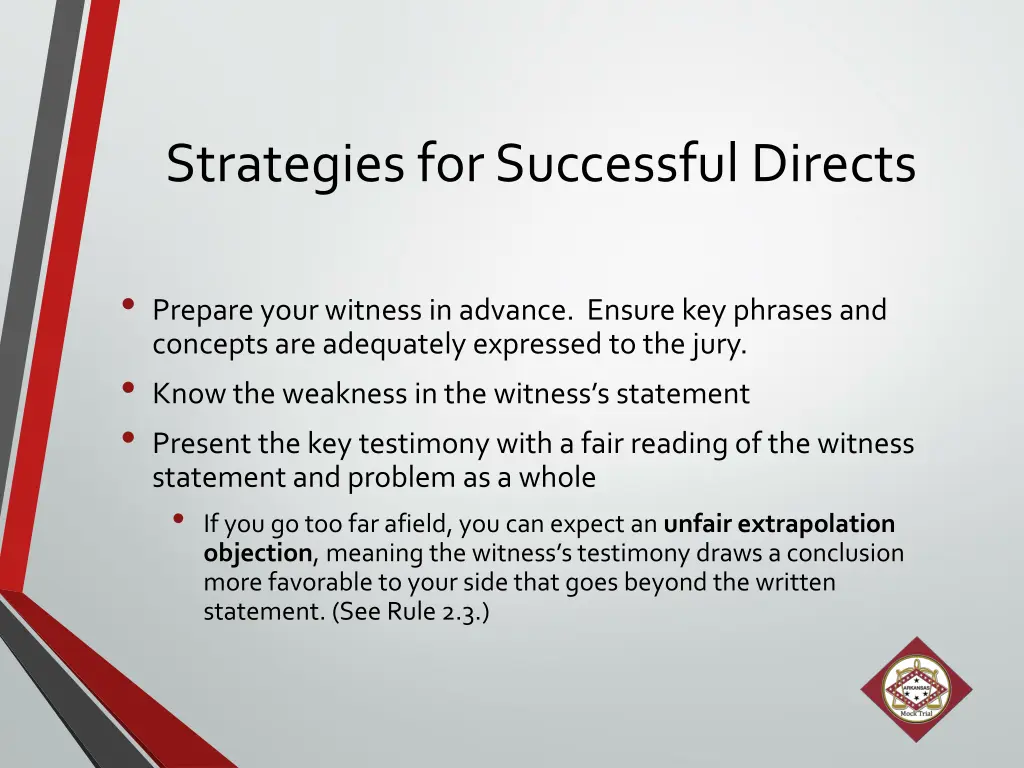 strategies for successful directs