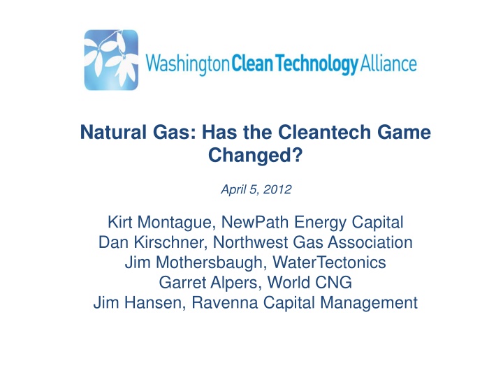 natural gas has the cleantech game changed