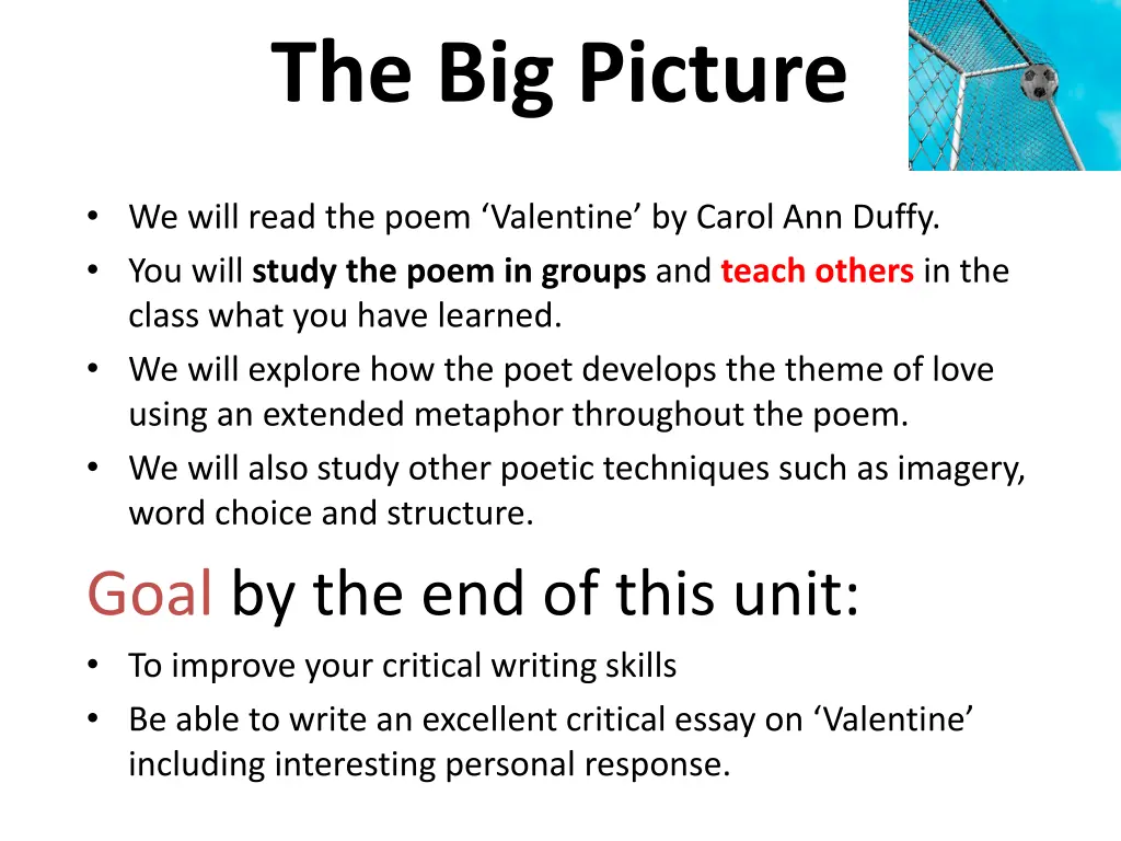 the big picture