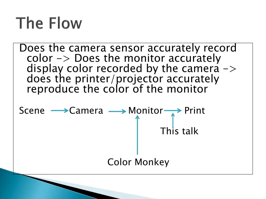 does the camera sensor accurately record color