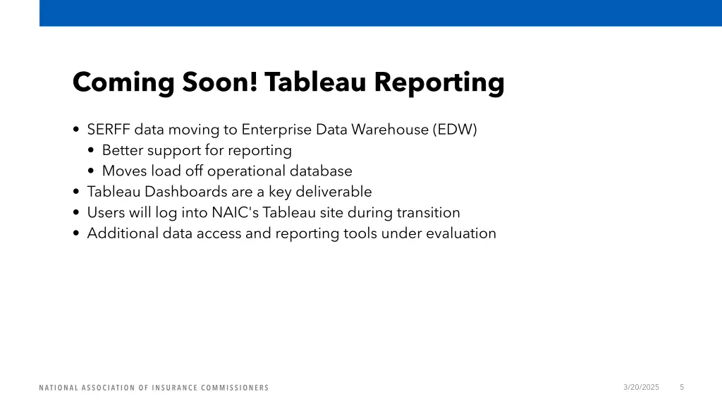 coming soon tableau reporting