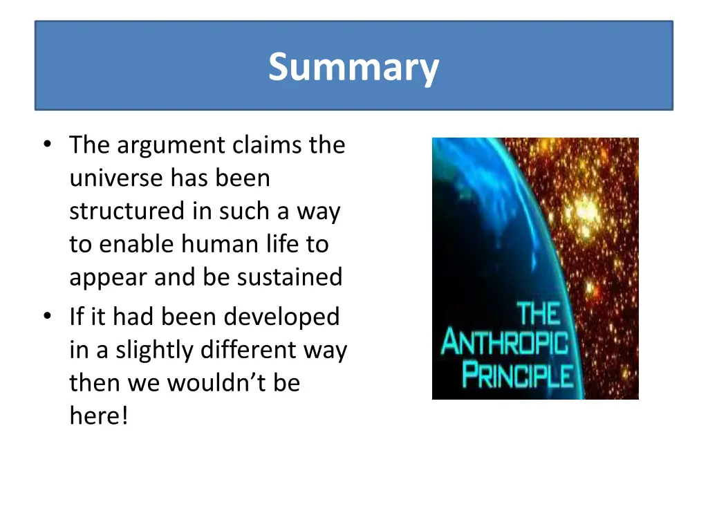summary
