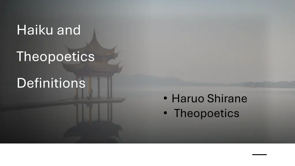 haiku and