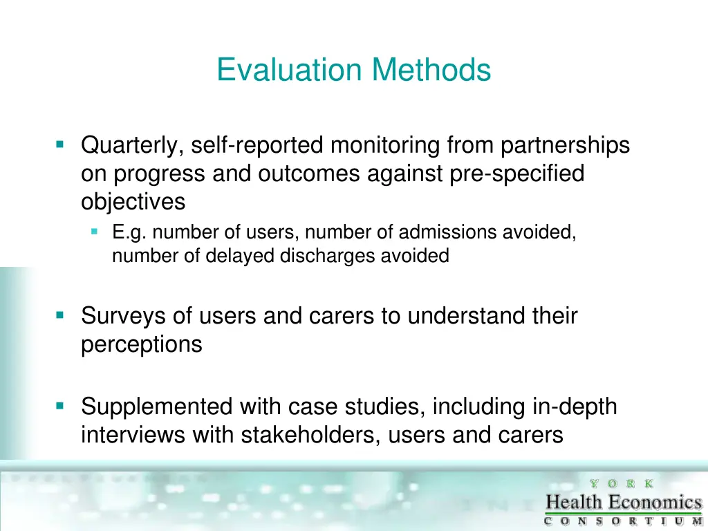 evaluation methods 1