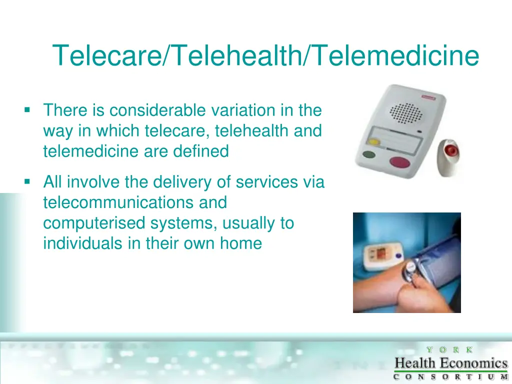 telecare telehealth telemedicine