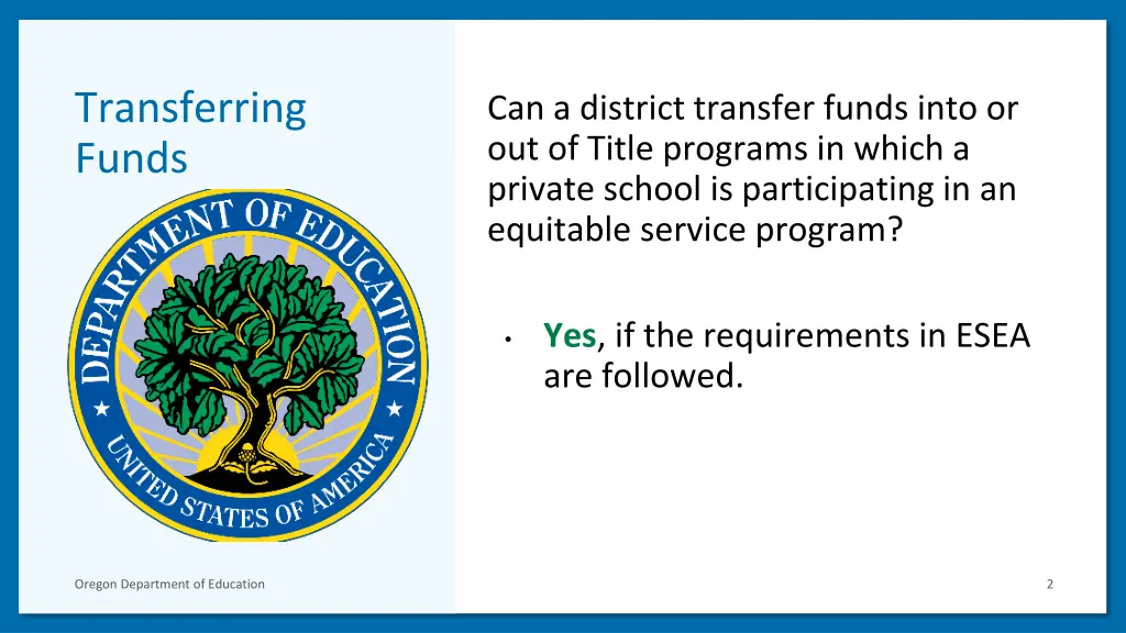 transferring funds