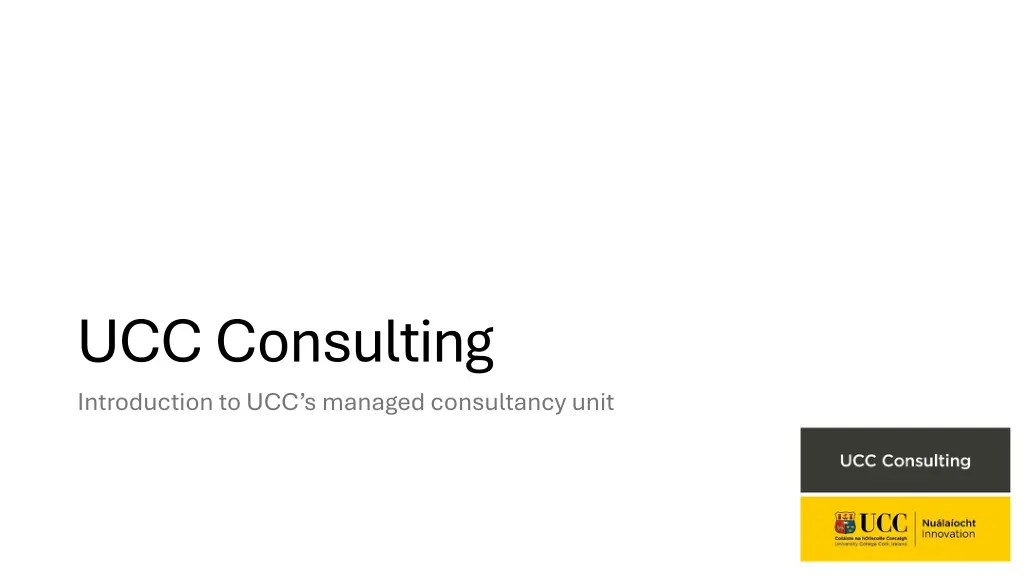ucc consulting introduction to ucc s managed