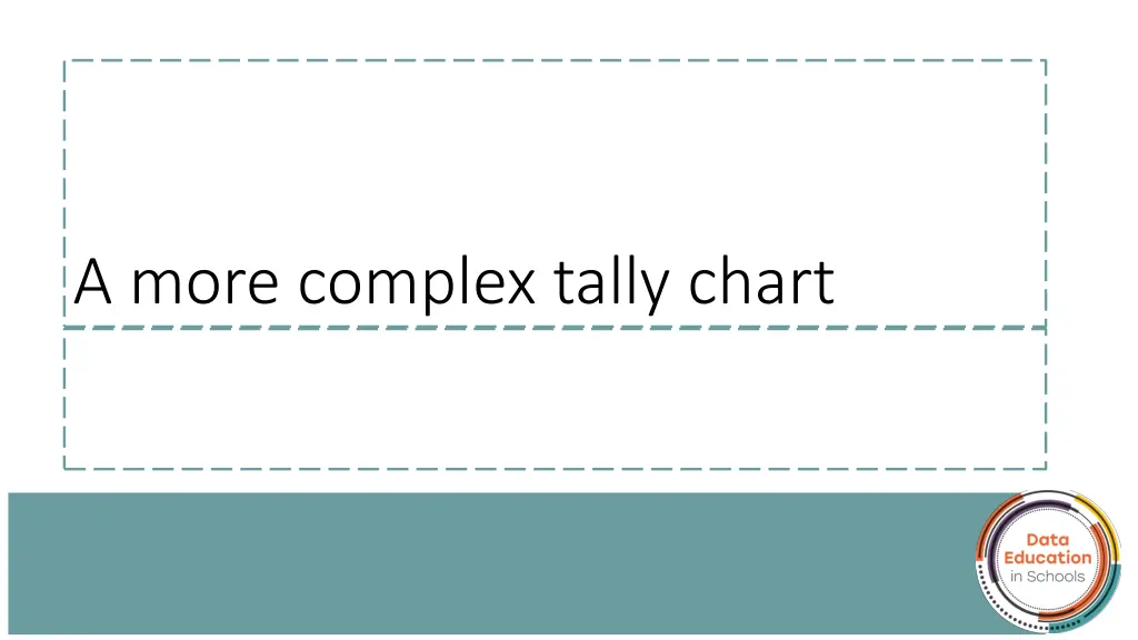 a more complex tally chart