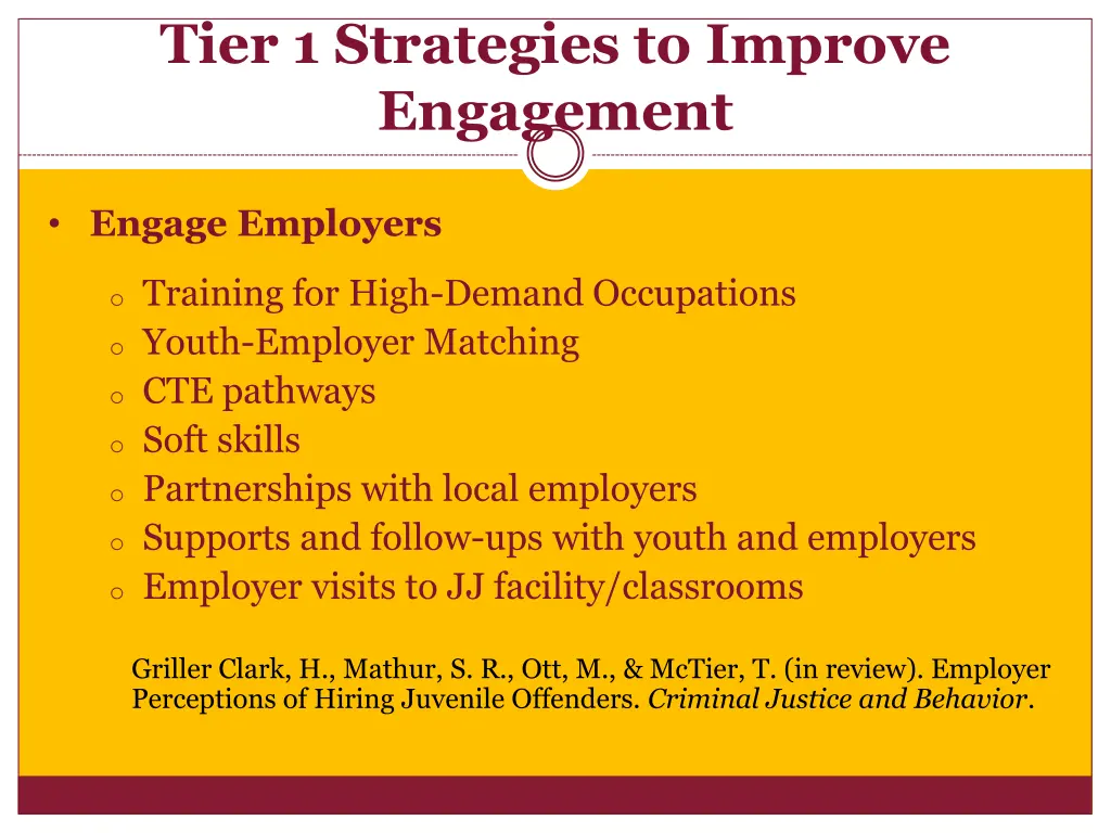 tier 1 strategies to improve engagement 3
