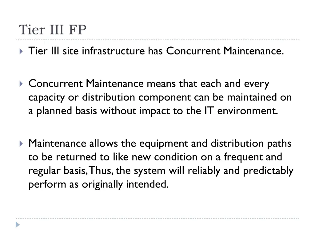 tier iii fp