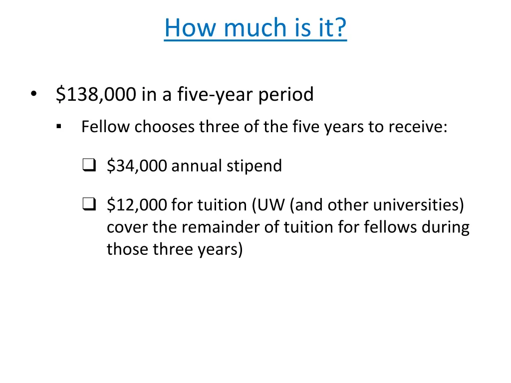 how much is it