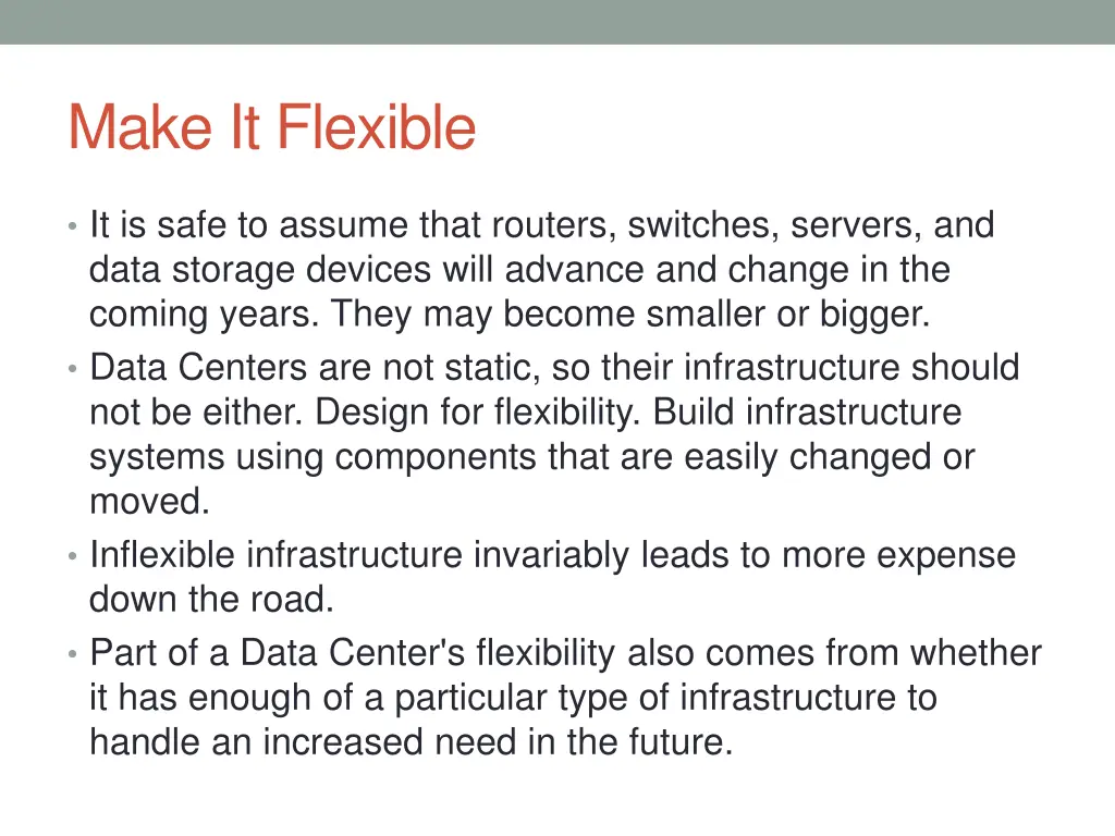make it flexible