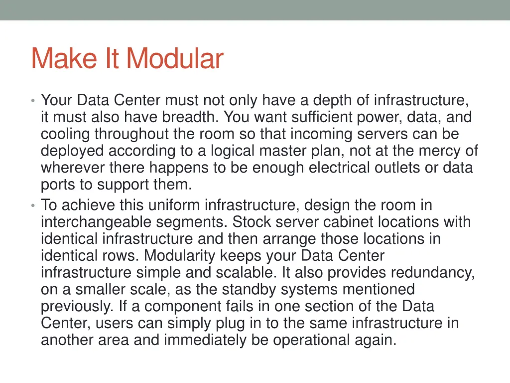 make it modular