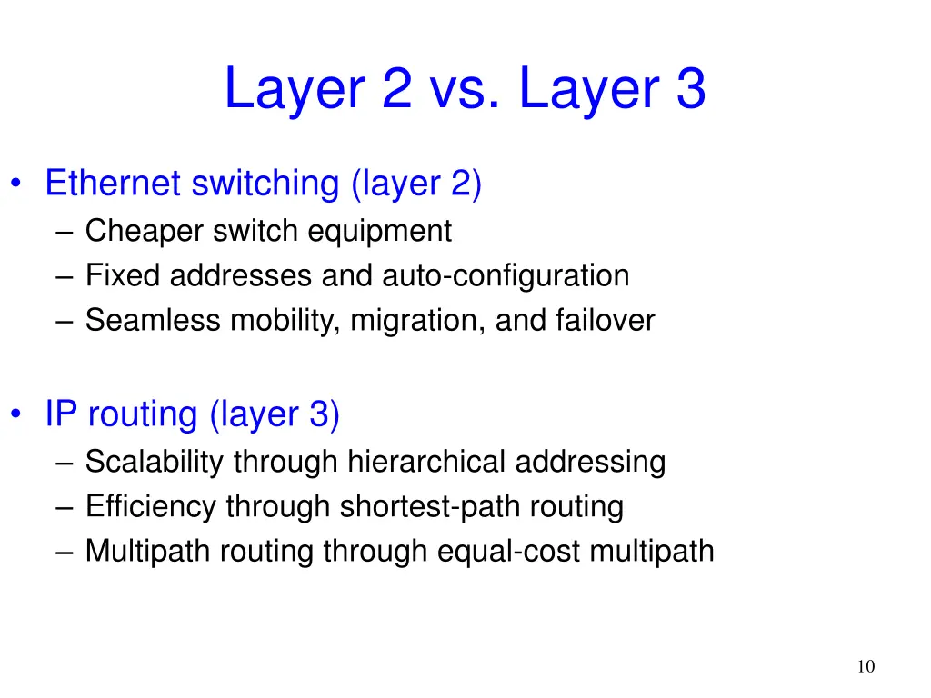 layer 2 vs layer 3