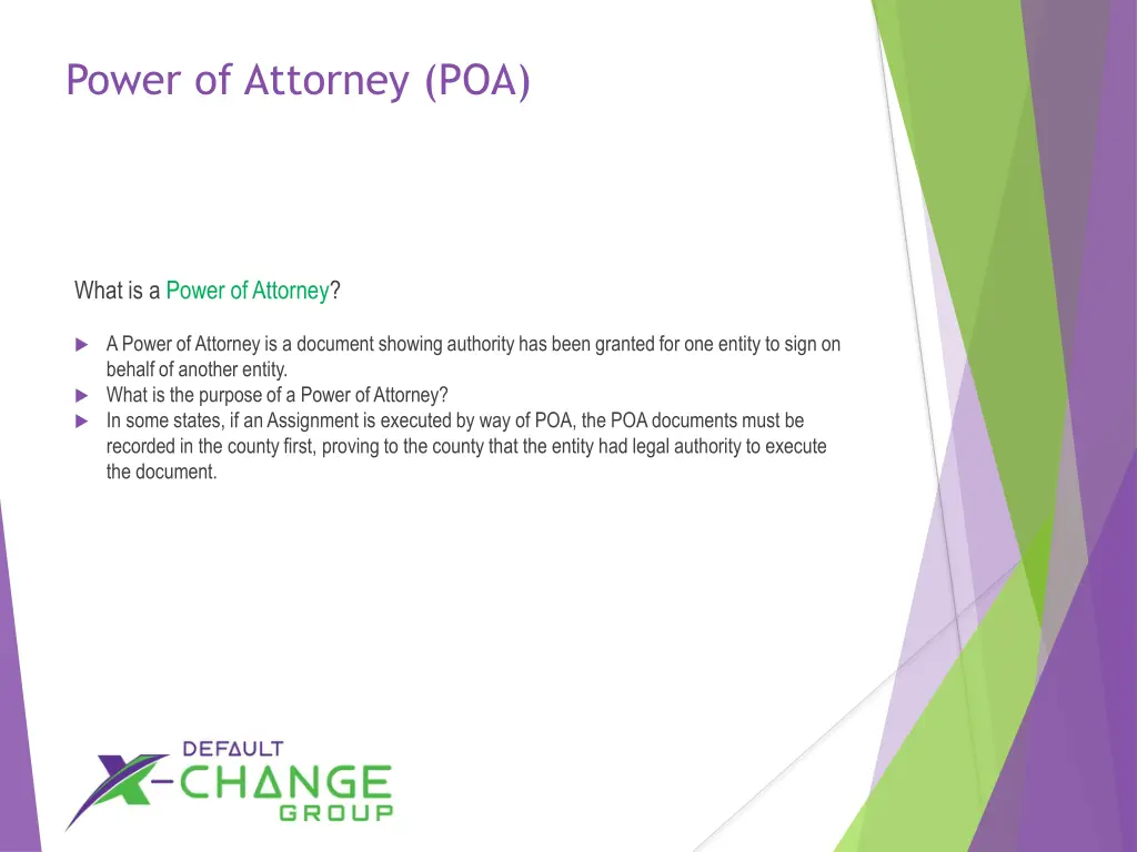 power of attorney poa