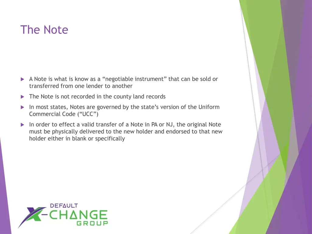 the note