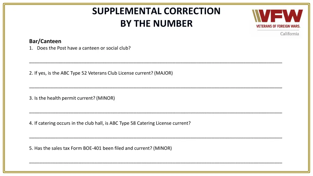 supplemental correction by the number 2