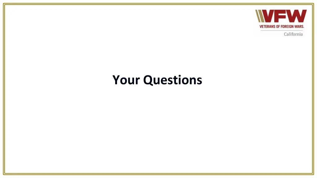 your questions