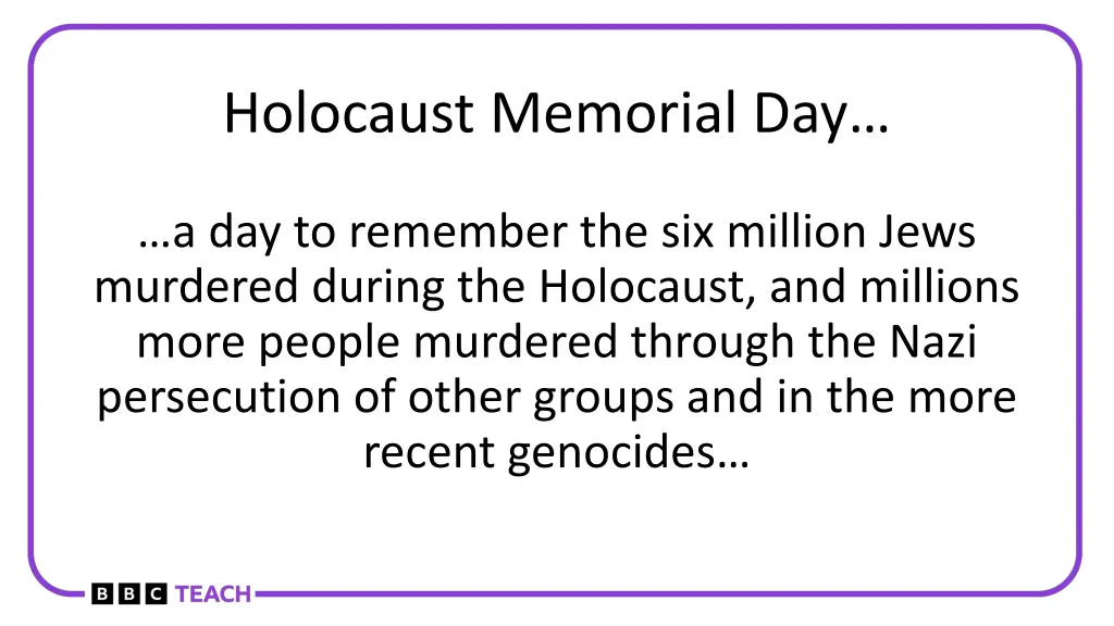 holocaust memorial day 1