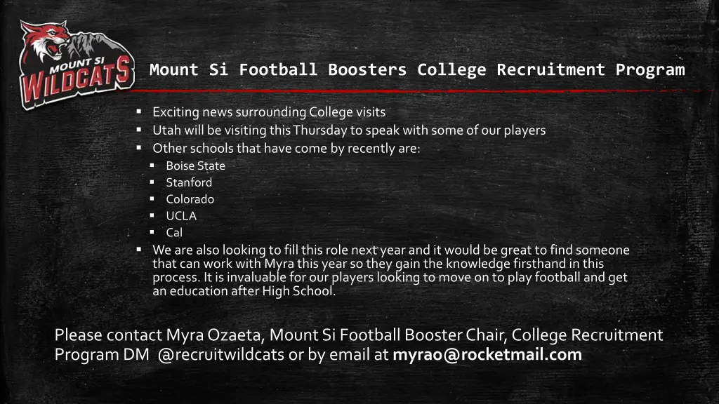 mount si football boosters college recruitment