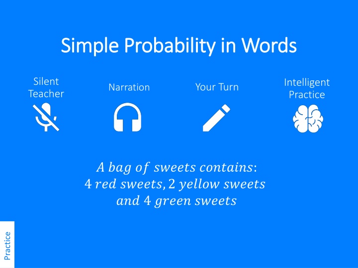 simple probability in words simple probability