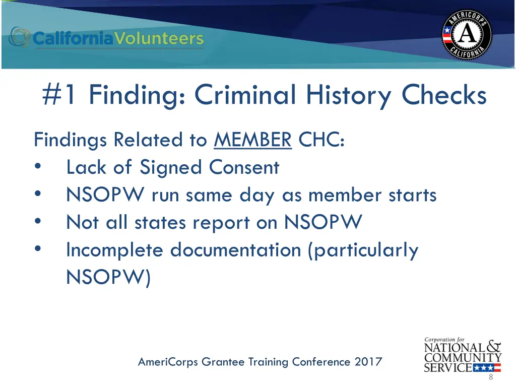 1 finding criminal history checks 1
