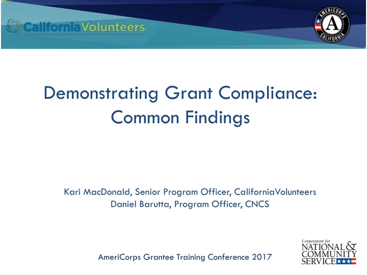 americorps advantage californiavolunteers grantee