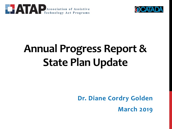 annual progress report state plan update