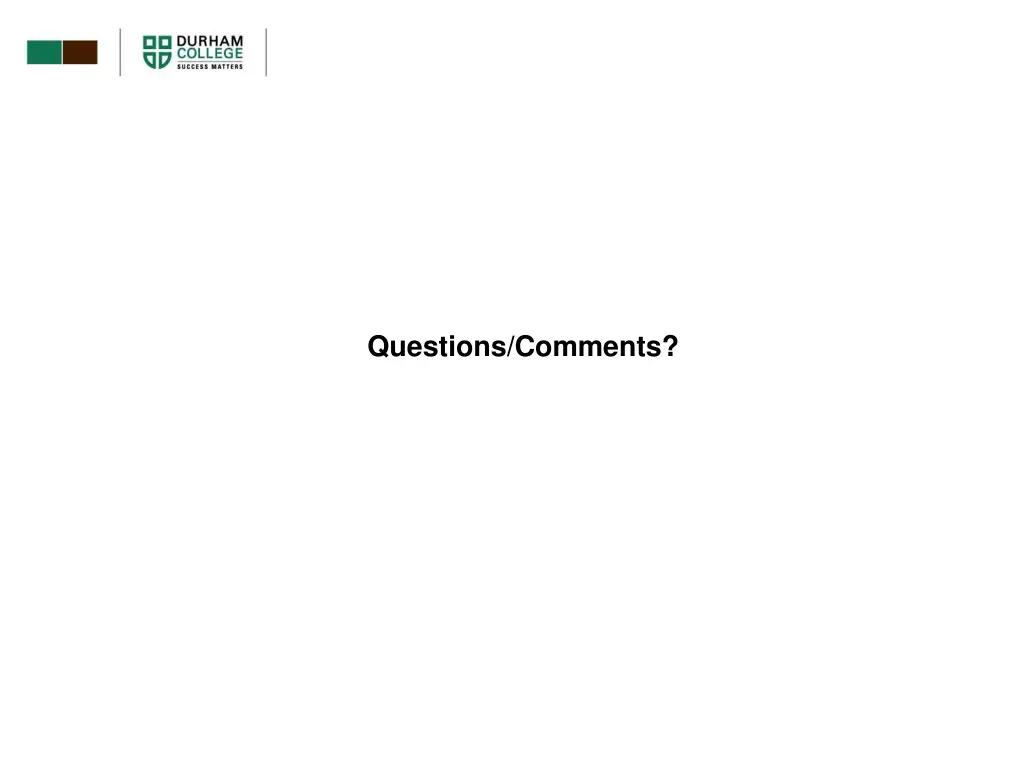 questions comments