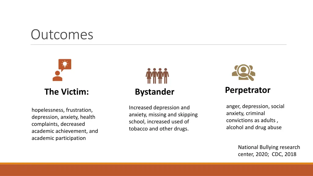 outcomes