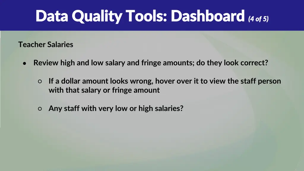 data quality tools dashboard data quality tools 3