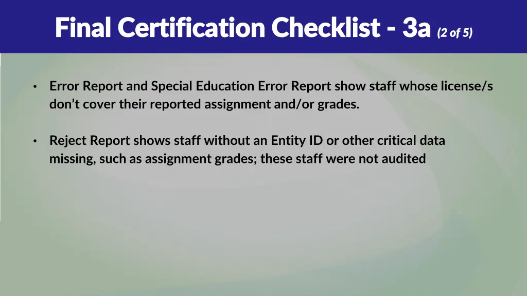 final certification checklist final certification 4