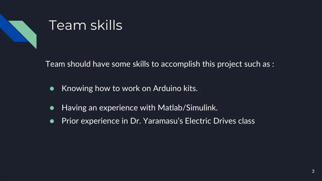 team skills