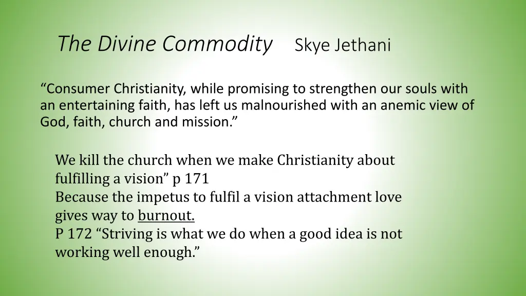 the divine commodity skye jethani
