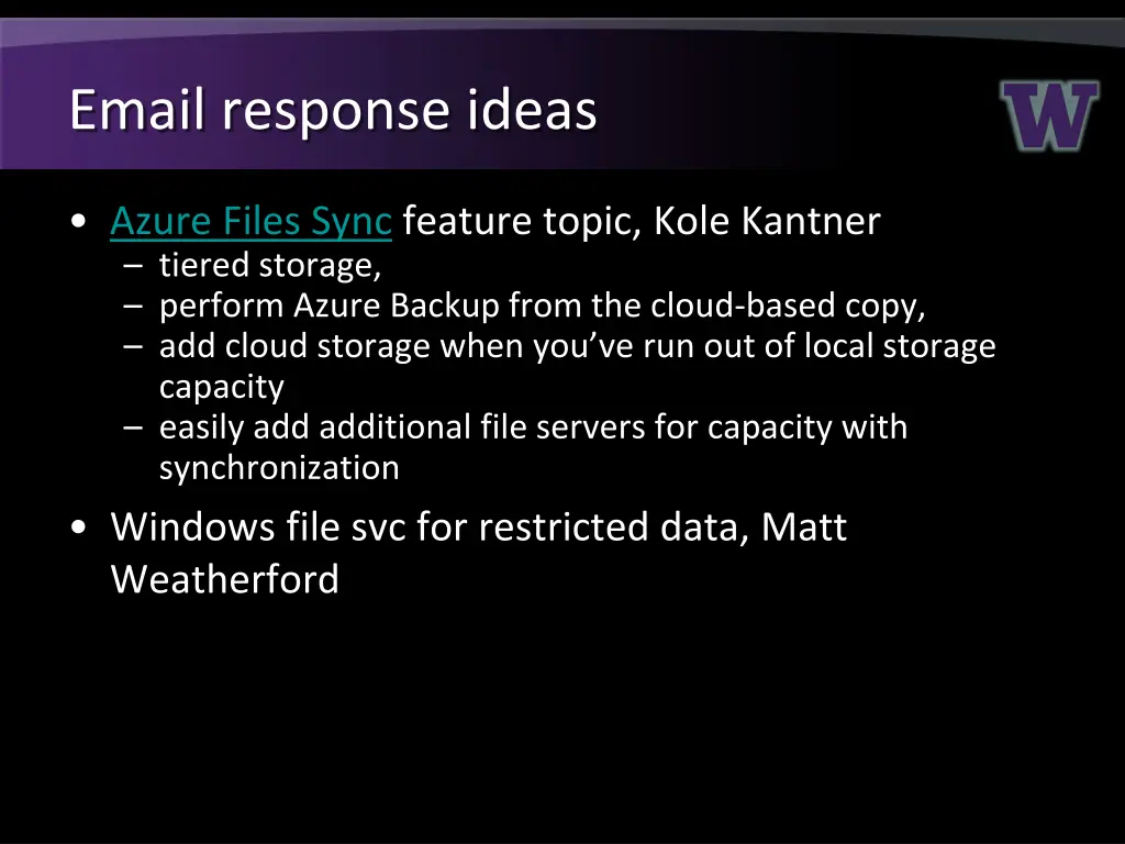 email response ideas