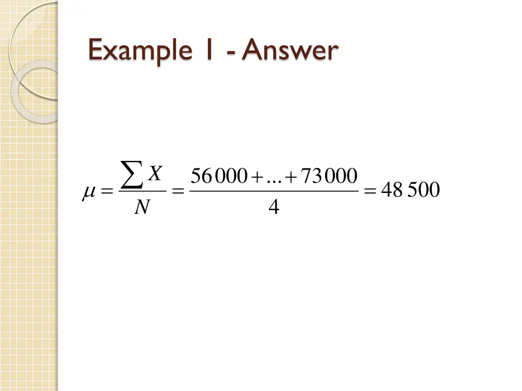 example 1 answer