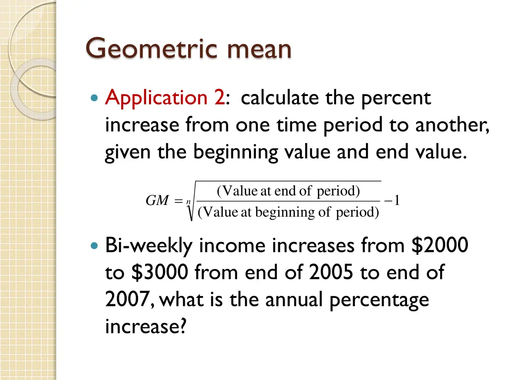geometric mean 2