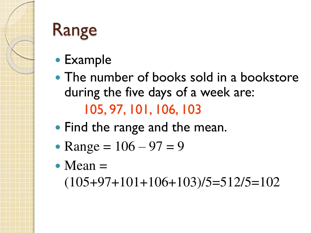 range