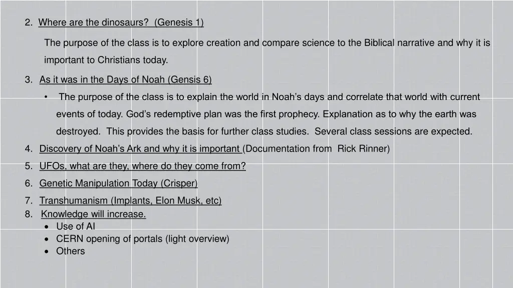 2 where are the dinosaurs genesis 1