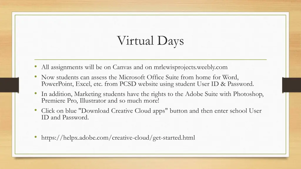 virtual days