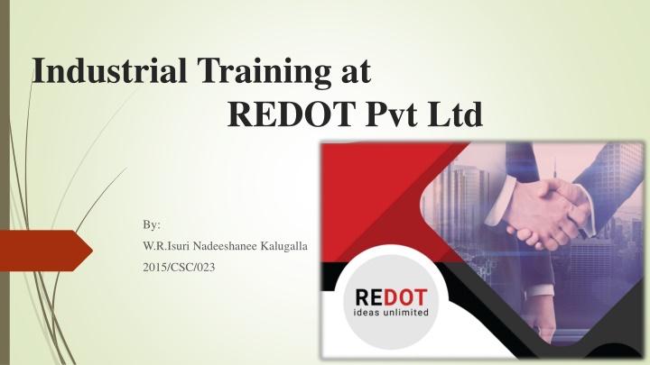 industrial training at