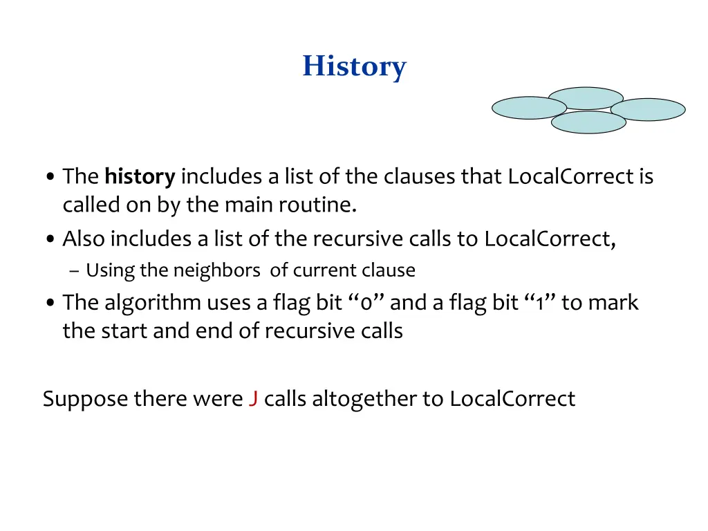 history