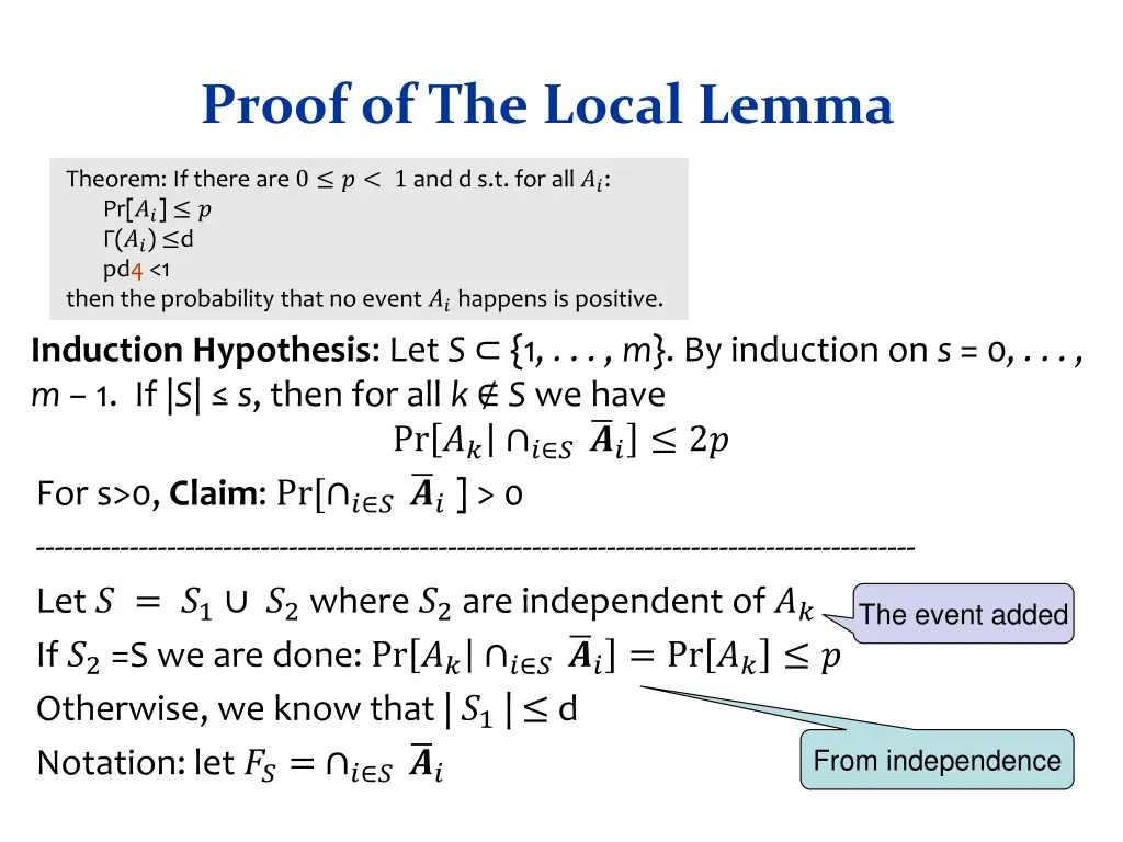 proof of the local lemma 4