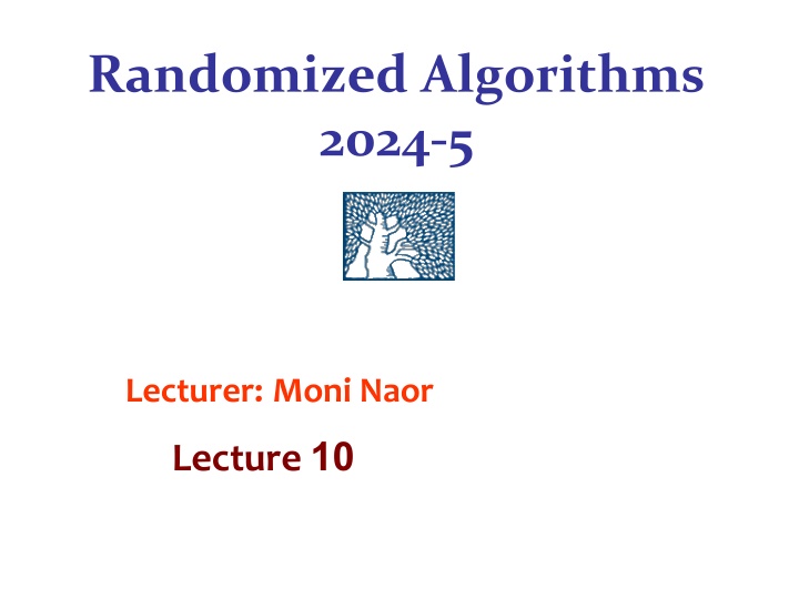 randomized algorithms 2024 5