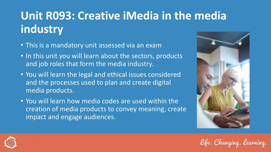 unit r093 creative imedia in the media industry
