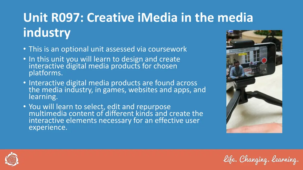 unit r097 creative imedia in the media industry