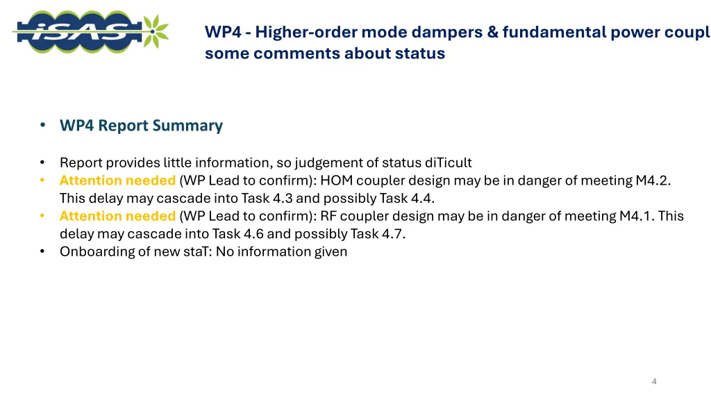 wp4 higher order mode dampers fundamental power