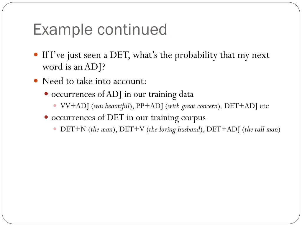 example continued 1
