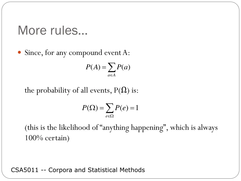 more rules