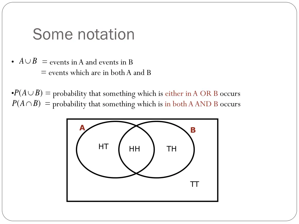 some notation 1